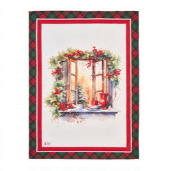 NUVOLE DI STOFFA Canovaccio Natalizio in Cotone " COMING "