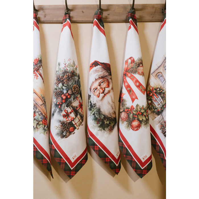 NUVOLE DI STOFFA Canovaccio Natalizio in Cotone " COMING "