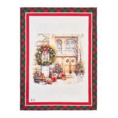 NUVOLE DI STOFFA Canovaccio Natalizio in Cotone " COMING "