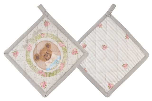 NUVOLE DI STOFFA Presina in Cotone con Orsetto Femmina/Maschio "SWEET BEAR"