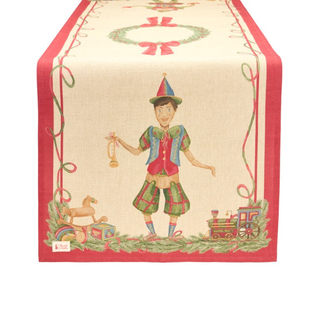 NUVOLE DI STOFFA RUNNER "VINTAGE TOYS" 50 x 150 CM