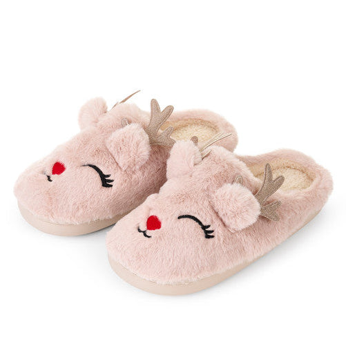 NUVOLE DI STOFFA Ciabatte Renna Beige