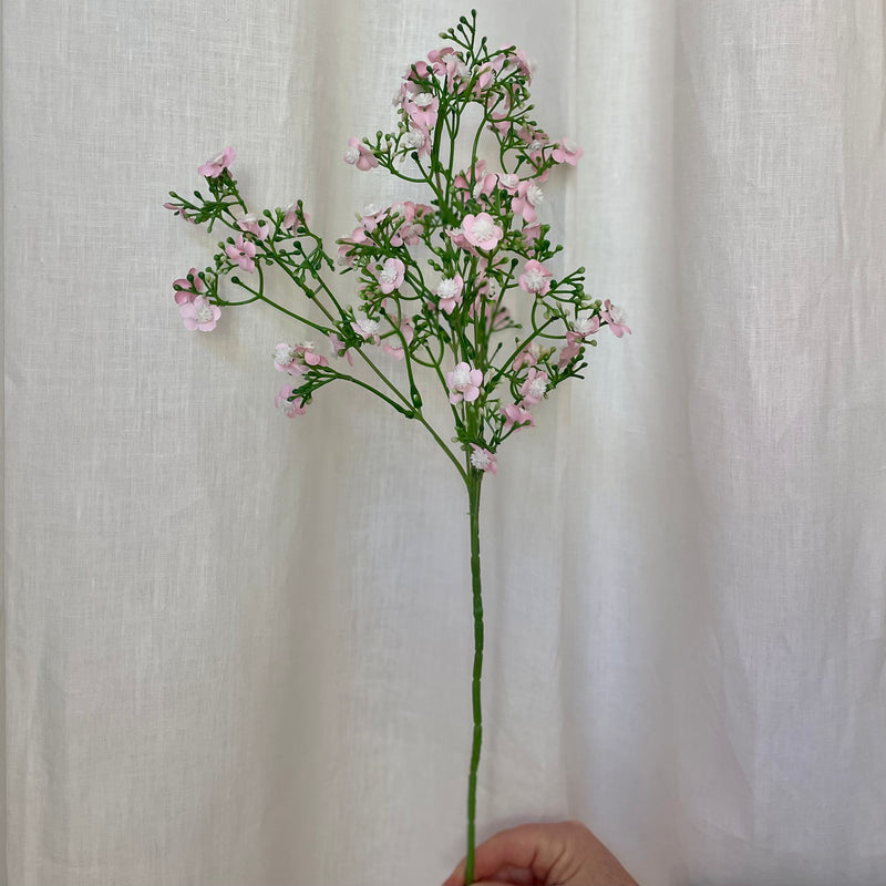 FIORI DI LENA Fiore Artificiale Gipsofila Rosa