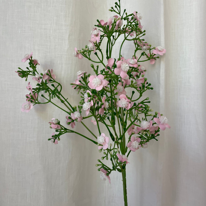 FIORI DI LENA Fiore Artificiale Gipsofila Rosa