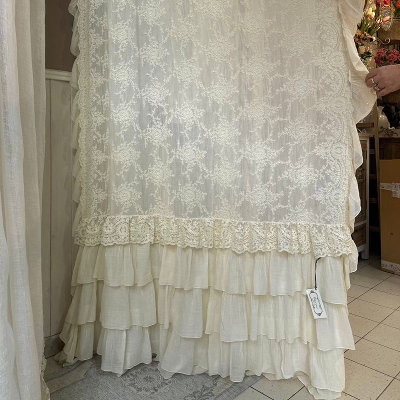 CHEZ MOI Tenda Etoile Corinzio Biscotto Con Balze