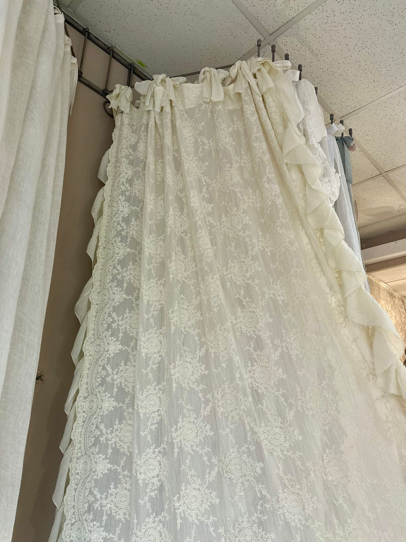 CHEZ MOI Tenda Etoile Corinzio Biscotto Con Balze