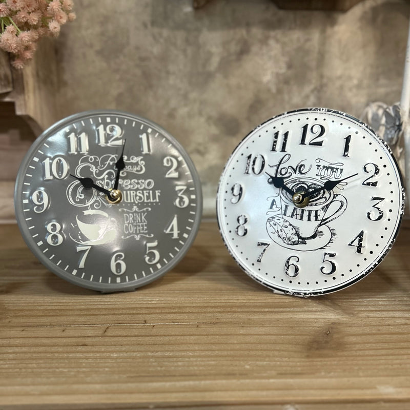 NUVOLE DI STOFFA Orologio da Tavolo in metallo