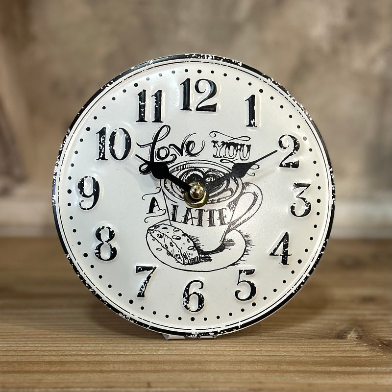 NUVOLE DI STOFFA Orologio da Tavolo in metallo