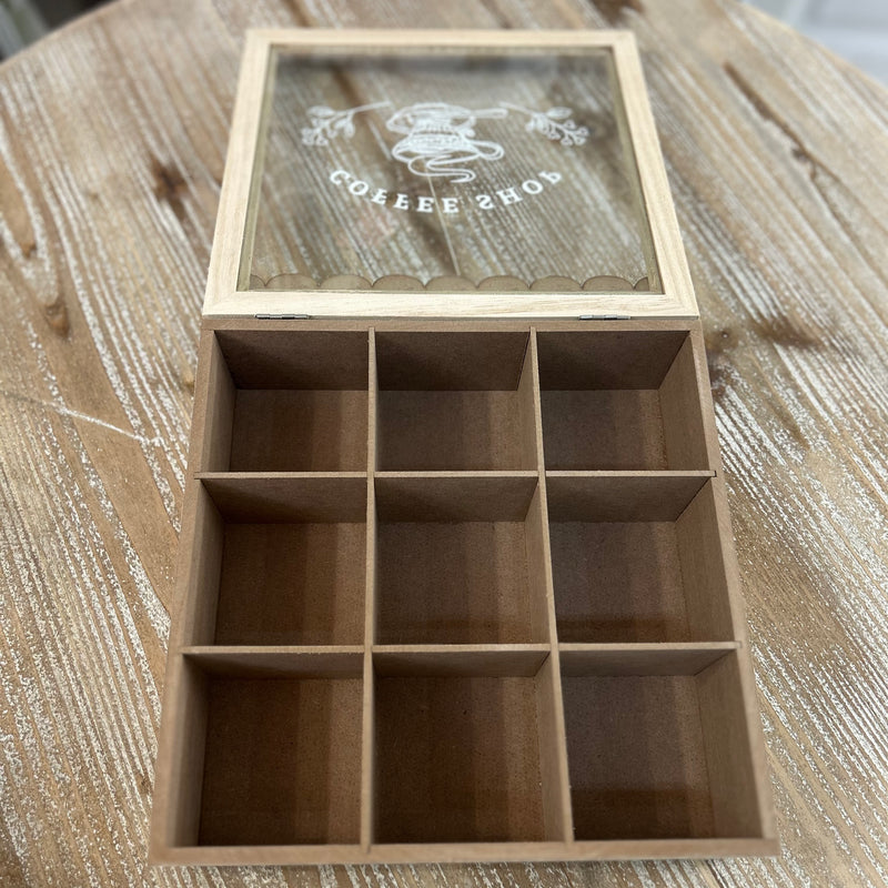 NUVOLE DI STOFFA Scatola Porta Caffè e Tè