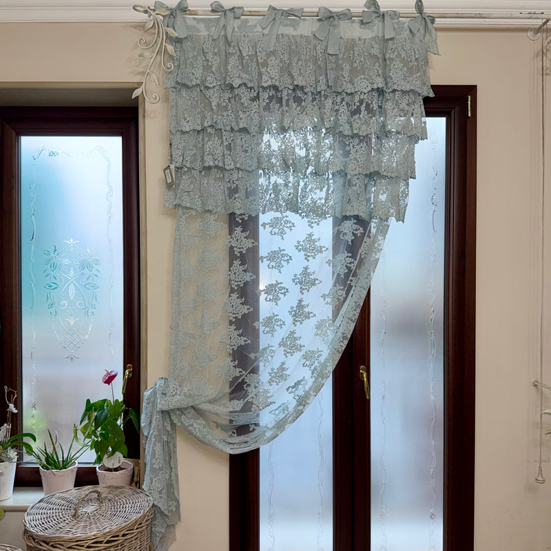 CHEZ MOI Tenda "MADEMOISELLE FLORA" in Pizzo Carta da Zucchero