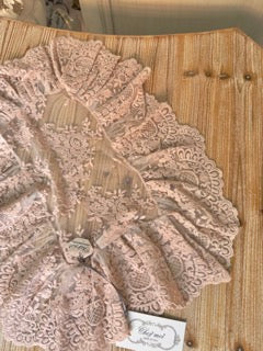 CHEZ MOI Centrino in Pizzo "VOLANT PROVENZA" Polvere di Cipria