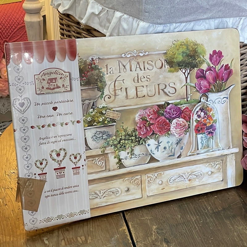 ANGELICA HOME & COUNTRY Set 4 Tovagliette in Sughero