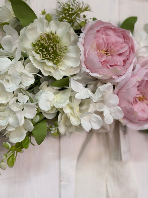 FIORI DI LENA Archetto con Fiocco e Decorazione Artificiale