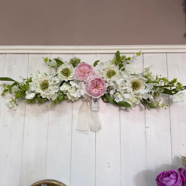 FIORI DI LENA Archetto con Fiocco e Decorazione Artificiale