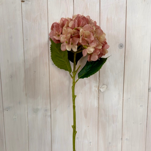 FIORI DI LENA Fiore Artificiale Ortensia Malva/Crema