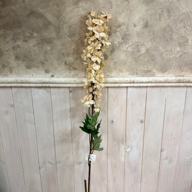 FIORI DI LENA Fiore Artificiale Delphinium Rosa/Crema