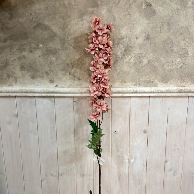 FIORI DI LENA Fiore Artificiale Delphinium Rosa/Crema