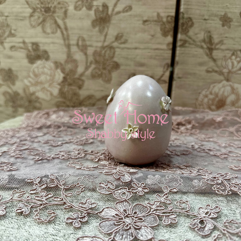 FIORI DI LENA Uovo in Capodimonte Piccolo con Fiorellini