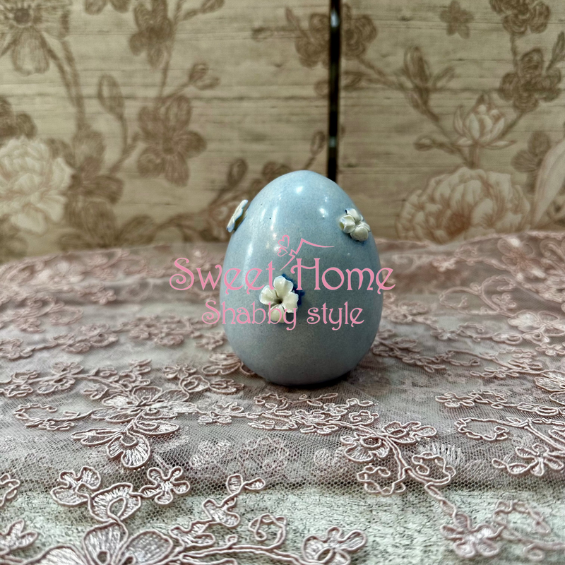 FIORI DI LENA Uovo in Capodimonte Piccolo con Fiorellini