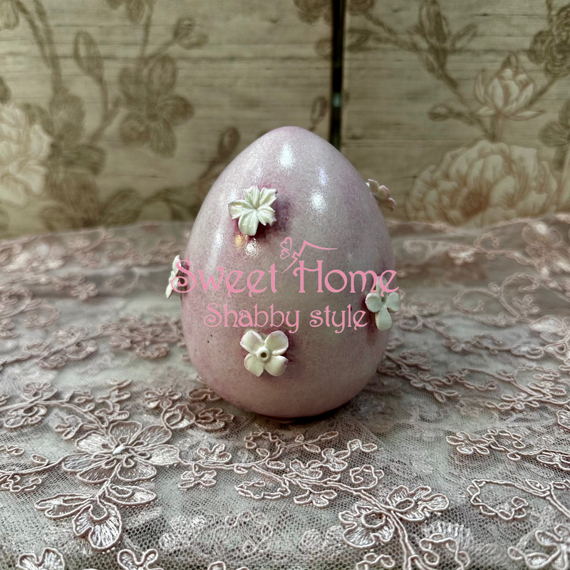 FIORI DI LENA Uovo in Capodimonte Medio con Fiorellini