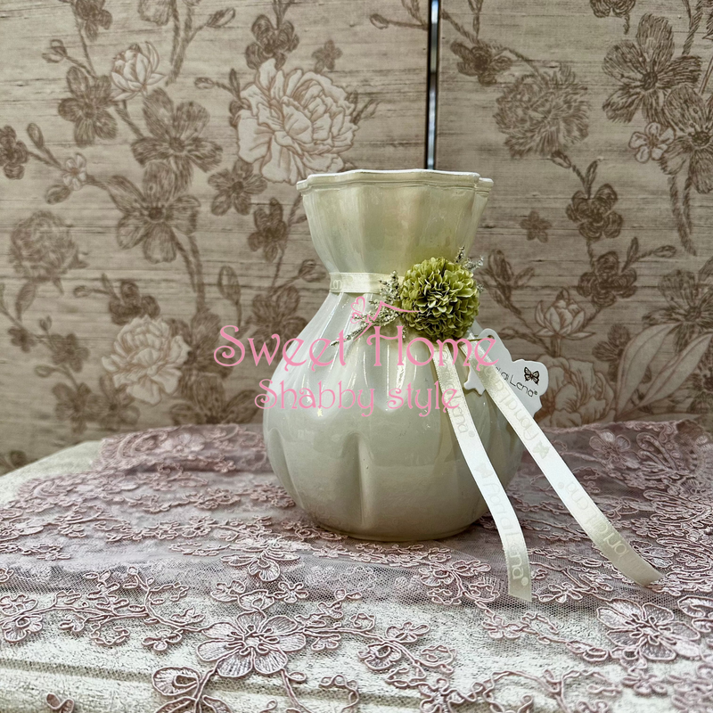 FIORI DI LENA Vaso in Vetro con Dalie