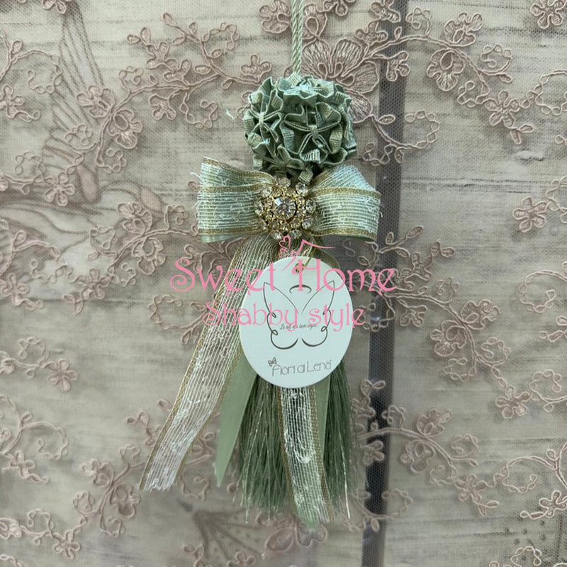 FIORI DI LENA Nappa con Gioiello e Fiocco