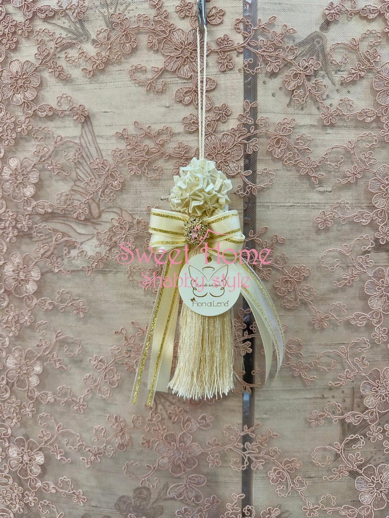 FIORI DI LENA Nappa con Gioiello e Fiocco