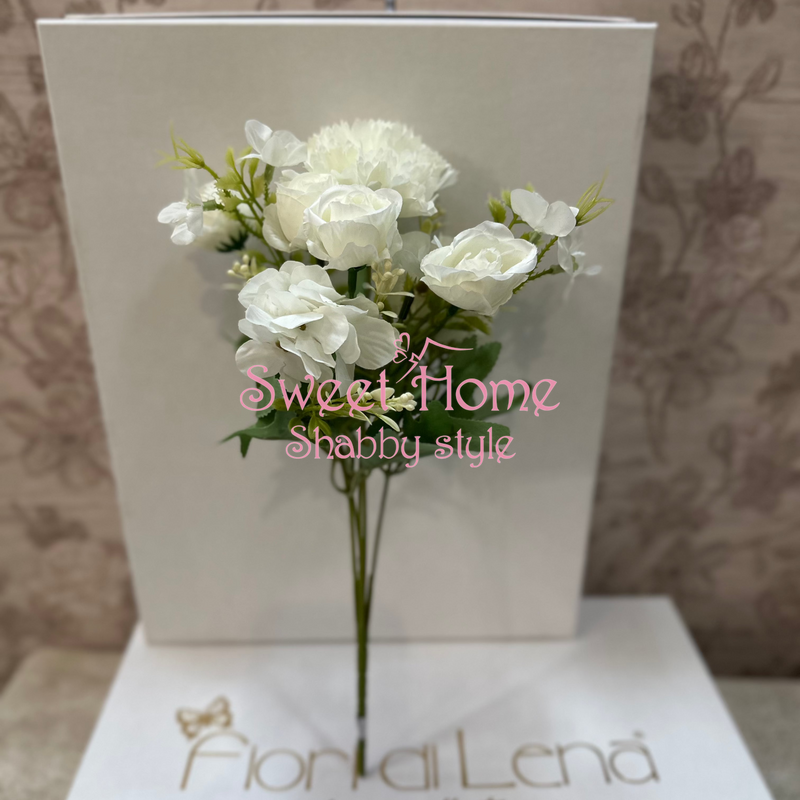 FIORI DI LENA Mazzetto di Fiori Ortensie Rose e Dalia