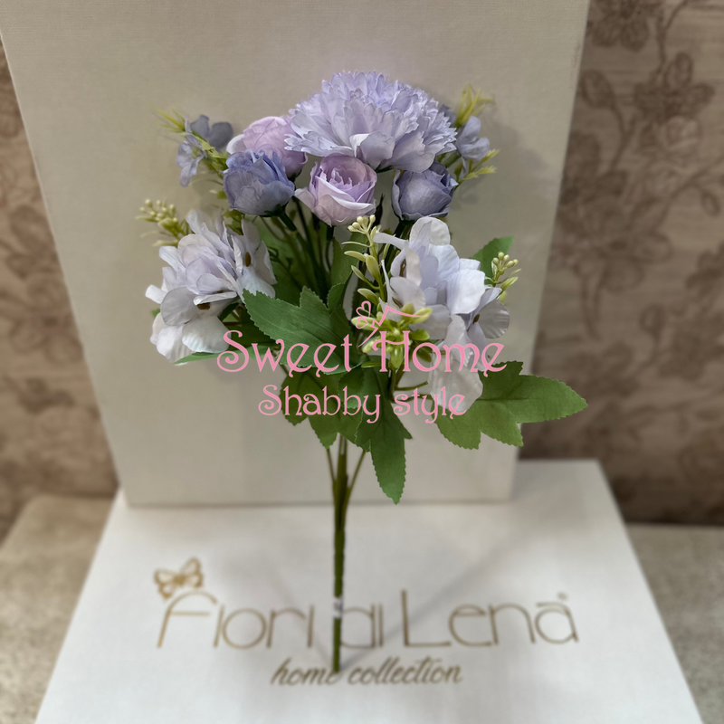 FIORI DI LENA Mazzetto di Fiori Ortensie Rose e Dalia