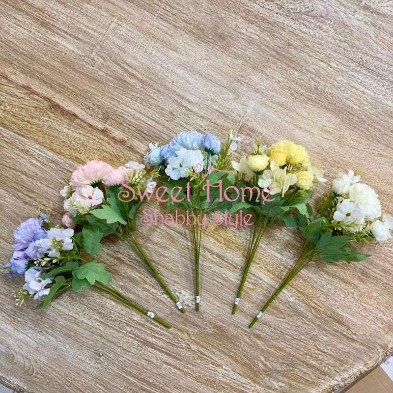 FIORI DI LENA Mazzetto di Fiori Ortensie Rose e Dalia