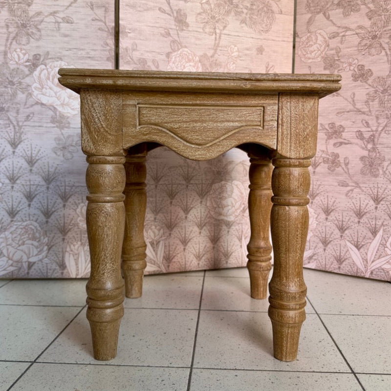 BLANC MARICLÒ Tavolino in Legno di Bayur