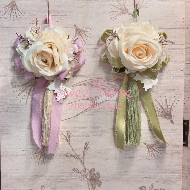 FIORI DI LENA Nappa con Bocciolo Ortensia e Nebbiolina