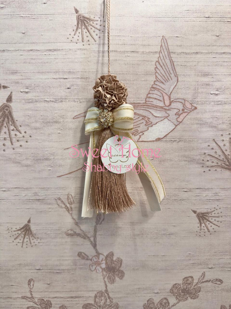 FIORI DI LENA Nappa con Gioiello e Fiocco