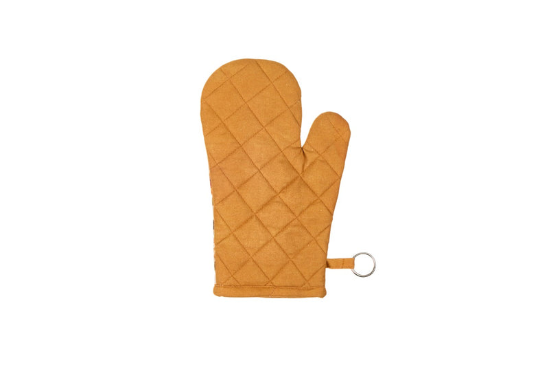 NUVOLE DI STOFFA Guantone da Forno Trapuntato "RACCONTI D'AUTUNNO" 19x32 cm — 2 Varianti Assortite