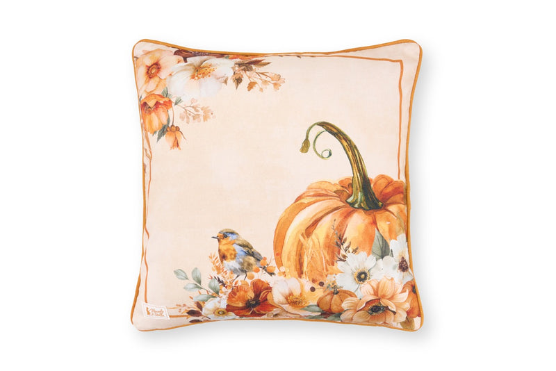 NUVOLE DI STOFFA Cuscino Arredo "RACCONTI D'AUTUNNO" 40x40 cm — 2 Varianti Assortite