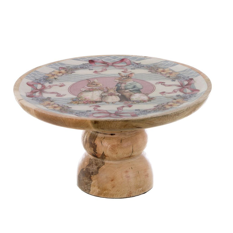 BLANC MARICLÒ Alzatina con Stampa Pasquale " JOYEUSES PÂQUES "