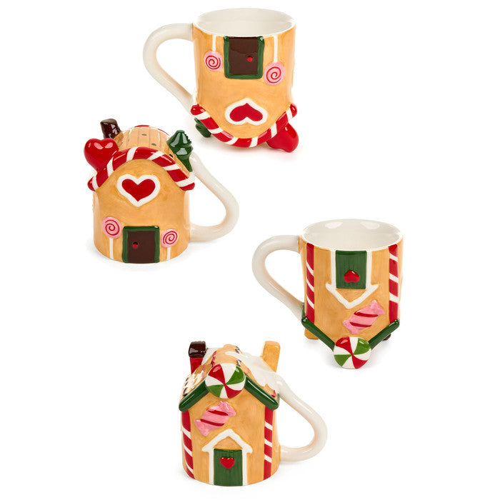 NUVOLE DI STOFFA Tazza Mug Casetta di Marzapane in Ceramica