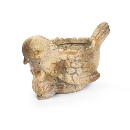 NUVOLE DI STOFFA Vaso Uccellini in Magnesio