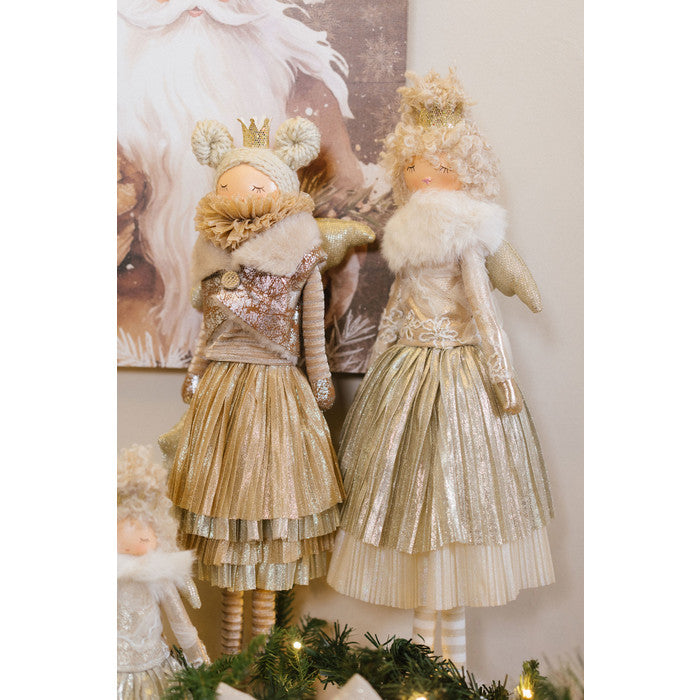 NUVOLE DI STOFFA Bambola in Tessuto con Base