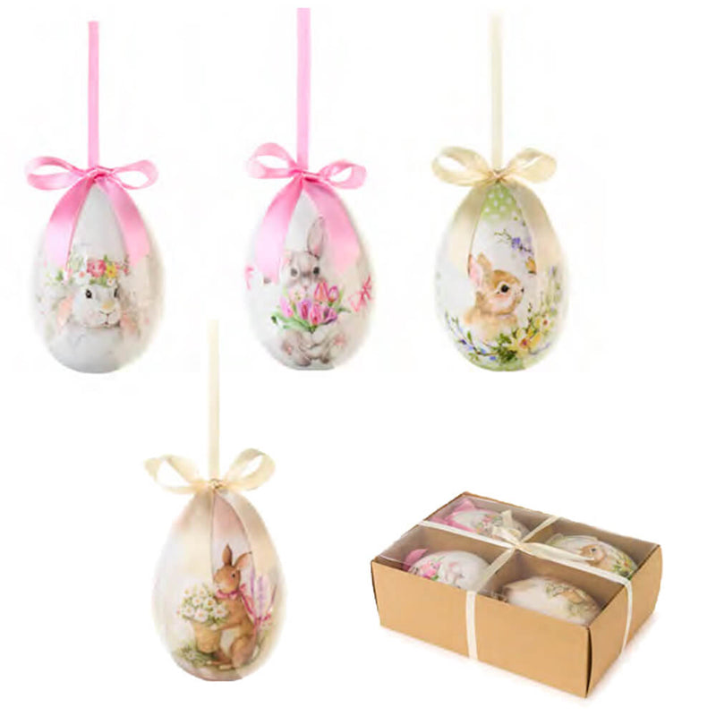 NUVOLE DI STOFFA Set/4 Uova Colorate " DOROTHY "