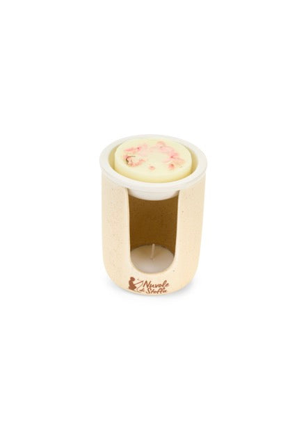 NUVOLE DI STOFFA Scaldacera Profuma Ambiente con Scatola Regalo Jasmine Note