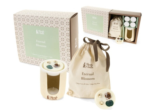 NUVOLE DI STOFFA Scaldacera  Profuma Ambiente con Scatola Regalo Eternal Blossom