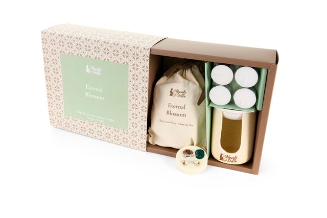 NUVOLE DI STOFFA Scaldacera  Profuma Ambiente con Scatola Regalo Eternal Blossom