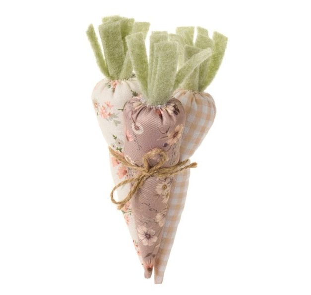 NUVOLE DI STOFFA S/3 Carote in Tessuto