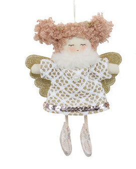 NUVOLE DI STOFFA Bambola in Tessuto con Ali