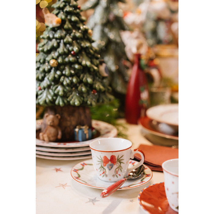 NUVOLE DI STOFFA Set 2 Tazza con Piattino "LA GIOSTRA DI AMELIE"