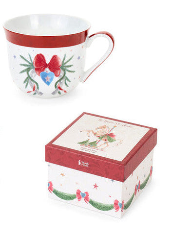 NUVOLA DI STOFFA Tazza in Porcellana con Scatola "LA GIOSTRA  DI AMELIE"
