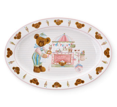 Piatto Sweet Bear in porcellana con orsetti su tavola apparecchiata shabby chic romantica
Nuvole di Stoffa – Sweet Home Shabby Style
Ambientazione tavola, vista d'insieme