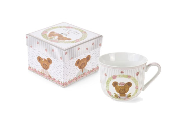NUVOLE DI STOFFA Tazza in Porcellana con Orsetto "SWEET BEAR"