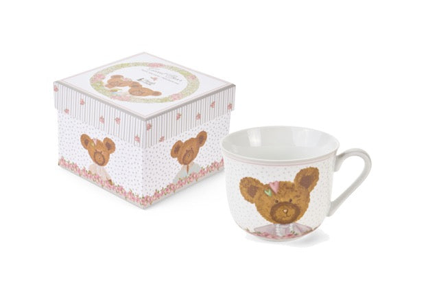 NUVOLE DI STOFFA Tazza in Porcellana con Orsetto "SWEET BEAR"
